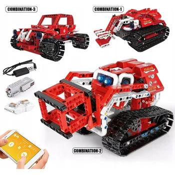 ostatní stavebnice Vektorový 3v1 RC robot - Stavebnice 15048 MOULD KING 568 dílů