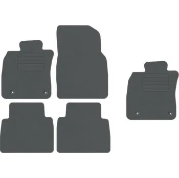 autokoberec Kobercové rohožky Edecor velurové 5 ks