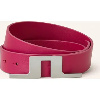 Opasek J.Lindeberg Dámský Kožený Opasek, červená, 80