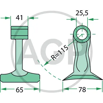 Kladivo Kladivo mulčovače Orsi