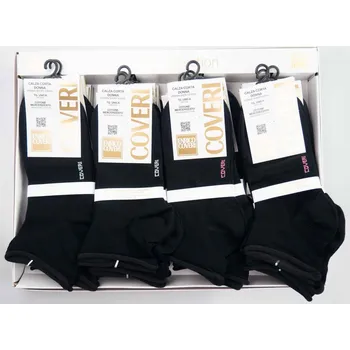 Dámské ponožky ENRICO COVERI MANGO černé dámské ponožky krátké Velikost: Mango černá