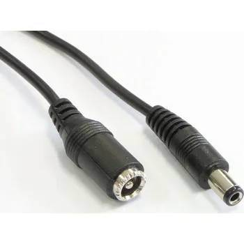 Napájecí kabel DCK60 Napájecí kabel prodlužovací DC 2,5/5,5mm zástrčka-zásuvka 2m Vitalco