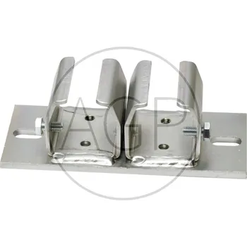 Nábytkové kování Upevňovací návlačka 60 mm dlouhá pro dvojitou kolejnici