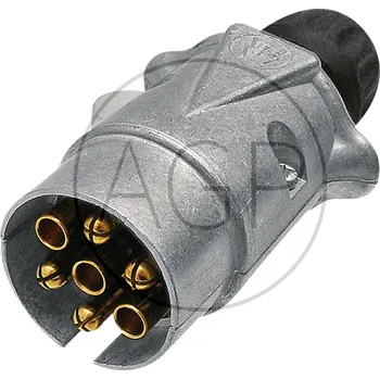 Elektrický konektor Zástrčka hliníková 7-pólová na 12 V