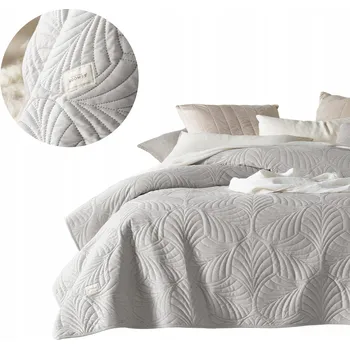 Přehoz na lůžko Přehoz na postel Room99 polyester 240 cm x 260 cm šedý