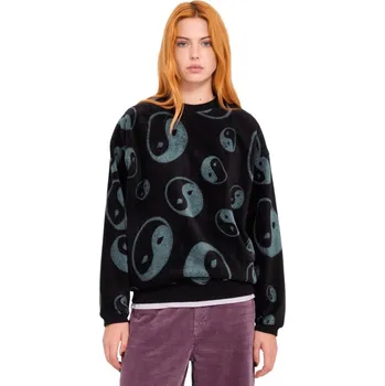 Pánská mikina VOLCOM mikina - Error 202 Crew (BLK) velikost: XS