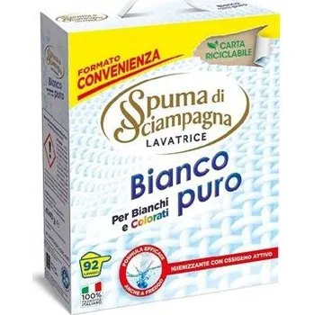 Prací prášek Spuma di Sciampagna Bianco Puro prací prášek 2v1 na 92 praní, 4,140 kg