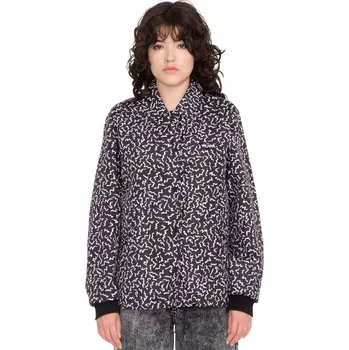 VOLCOM bunda - Surfpunk Coach Jkt (BLK) velikost: M