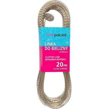 Sušák na prádlo Béžové ocel lano 1 ks 2000 cm