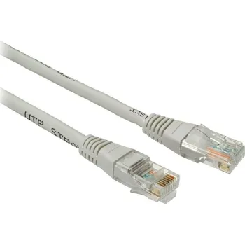 Síťový kabel Solarix patch kabel CAT6 UTP PVC 7m šedý non-snag-proof C6-155GY-7MB