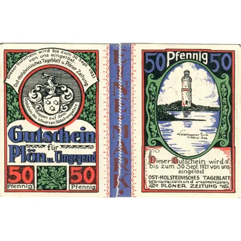 PLÖN. 50 Pfennig 1921.