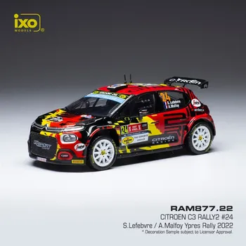 autíčko Citroen C3 Rally2 - Rally Ypres 2022 #24 Lefebvre - Malfoy 1:43 IXO