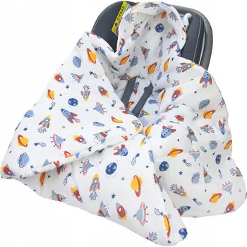 Zavinovačka ZAVINOVAČKA DO AUTOSEDAČKY/NOSÍTKA MUŠELÍNOVÁ S KAPUCÍ, DEKA Kerstin