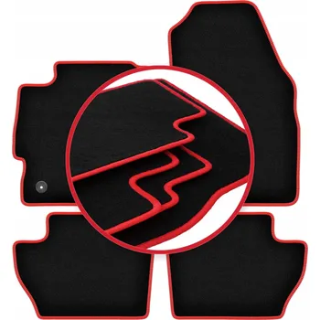 autokoberec Velurové autokoberce Wielganizator, sada 4 kusů