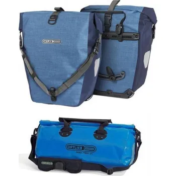 brašna na kolo Ortlieb Back-Roller Plus CR přední a zadní brašny + Ortlieb Rack-Pack 24l kiwi - tm. zelená + DÁREK + Doprava ZDARMA