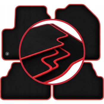 autokoberec Velurové autokoberce Wielganizator, sada 4 kusů
