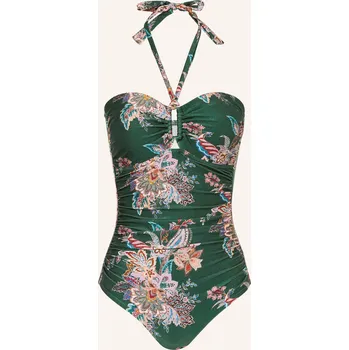 Dámské plavky Zimmermann Dámské Bandeau Plavky Rhiannon, tmavě zelená /...
