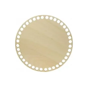 Dno na košík kulaté 17cm topol