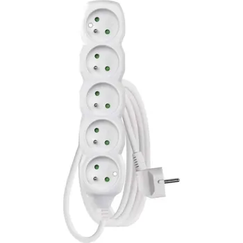 Napájecí kabel EMOS P0512 prodlužovací kabel 5 zásuvek 2m 1902050200