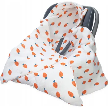 Zavinovačka ZAVINOVAČKA DO AUTOSEDAČKY/NOSÍTKA MUŠELÍNOVÁ S KAPUCÍ, DEKA Kerstin