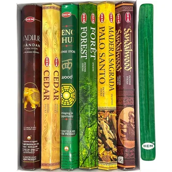 Vonná tyčinka Vonné tyčinky HEM Woody Collection 120 ks + podložka