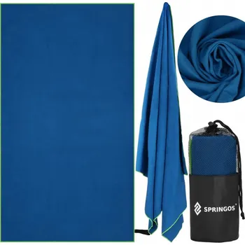 Rychleschnoucí ručník 180x90 cm SPRINGOS MENORCA tmavě modrý