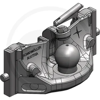 Tažné zařízení Scharmüller závěs K80 do konzoly, 390/32/25