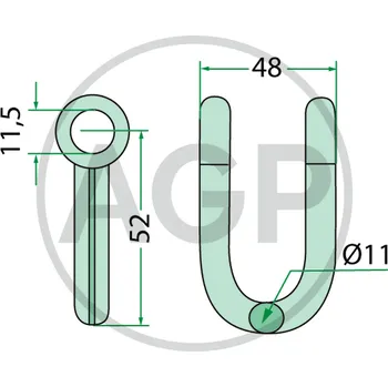 Řetěz na kolo Článek řetězu na mulčovače