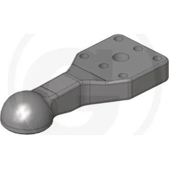 Tažné zařízení Scharmüller tažné oko, 6-děrá příruba k našroubování o zatížení 4000 kg