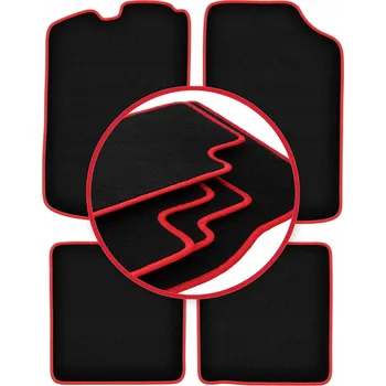 autokoberec Velurové autokoberce Wielganizator, sada 4 kusů