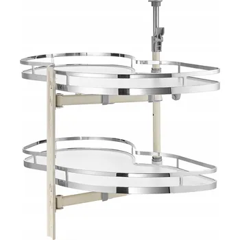 Kuchyňská skříňka Dvoupatrový rohový výsuvný koš Cargo