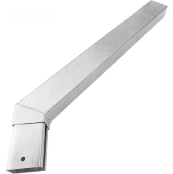 Plotový sloupek Prodloužení sloupku 60x40 šikmé pozink