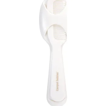 kartáč na vlasy CANPOL BABIES Hřeben a kartáč bílý