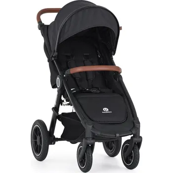 Kočárek pro psa PETITE&MARS Kočárek sportovní Street2 Air Oak Perfect Black