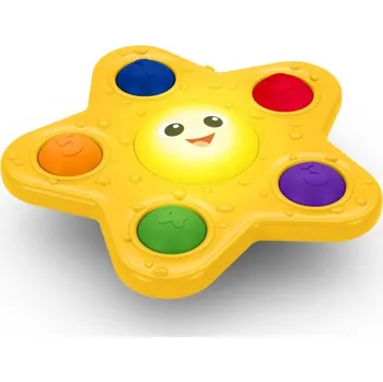 Výuková hračka BABY EINSTEIN Hračka aktivní s přísavkou Pop & Glow Starfish™ 6m+