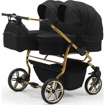 Kočárek Duet Lux Gold 2v1 vícebarevná
