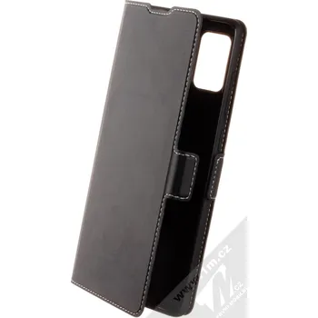 Pouzdro na mobilní telefon 1Mcz Mono Book flipové pouzdro pro Samsung Galaxy A71, černý