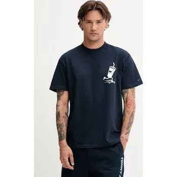 Pánské tričko Bavlněné tričko Tommy Jeans DM0DM21830 námořnická modř 59X, vel. M