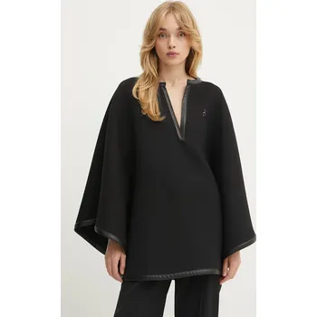 Dámský svetr Pončo Karl Lagerfeld A3W20016 černá 99X, vel. M