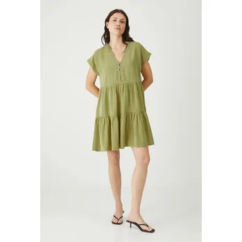 Dámské šaty Šaty Medicine zelená barva, mini, oversize RS25.SUDB14 91X, vel. L