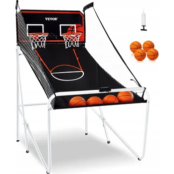 Zabezpečení domácnosti VEVOR Maszyna Do Koszykówki 82x44x81Cali Z 4 Piłkami I 8 Trybami Gry
