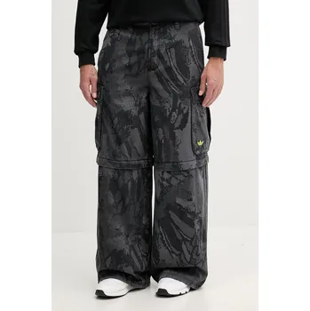 Pánské kalhoty Kalhoty adidas Originals Zipoff Cargo pánské, černá barva, ve střihu cargo, KD2253 99X, vel. XL