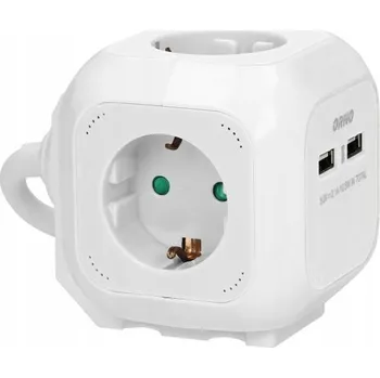 Napájecí kabel Prodlužovací Kabel Orno 1,4 m 4 ks šedá