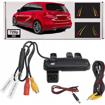 IP kamera MERCEDES B-CLASS W246 11-18 COUVACÍ KAMERA S DYNAMICKÝMI VODICÍMI LINIEMI, KVALITA FULL HD