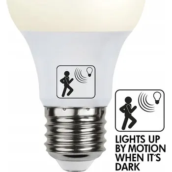 Žárovka LED žárovka SENSOR E27 A60 8,3W 2700K se senzorem pohybu