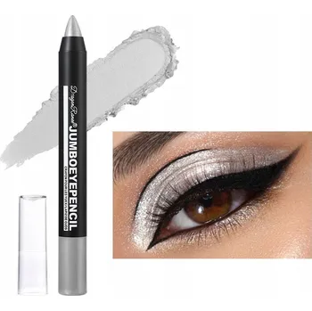 Oční stíny Oční stín v tyčince perleťový třpytivý stín stříbrný #2