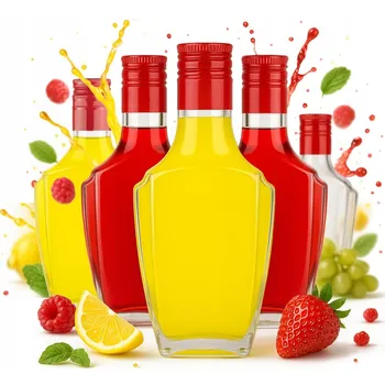 Láhev 5X Láhev NOBEL 250ML + šroubovací víčko na LIKÉRY