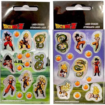 samolepka Dragon Ball holografické samolepky, 2 sady