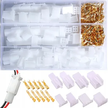 Elektrický konektor Sada kabelových konektorů 380 ks, automobilové konektory, 2,8 mm