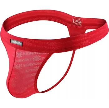 Dámské oblečení Pánské průhledné tanga Brave Person - S